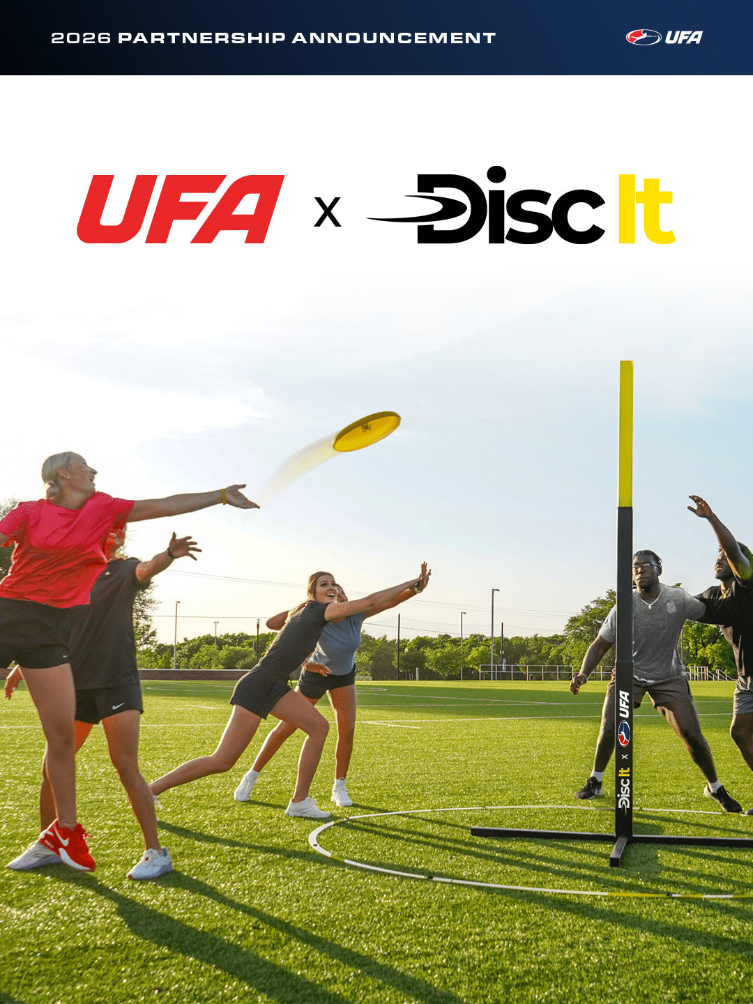 UFA WELCOMES DISC IT AS OFFICIAL PARTNER FOR 2026 SEASON