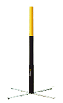 Collapsible color-coded Disc It pole