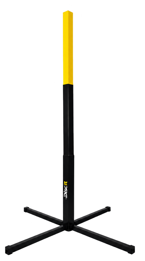 Collapsible color-coded Disc It pole